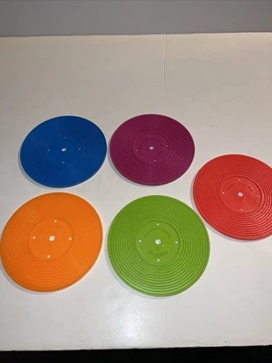 Fisher Price Records 995 Music Box Record Player 1971 Replacements Set 10 Songs - Image 1 of 4