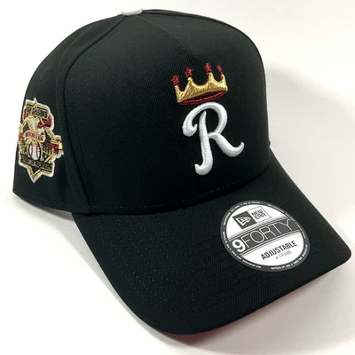 Gorra New Era Kansas City Royals Exclusiva Negra Roja 9FORTY A-Frame Snapback Foto 1 de 4