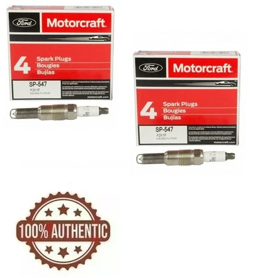 Genuine Ford Motorcraft 8 Spark Plugs SP-514/SP-547 PZH1F - Image 1 of 2