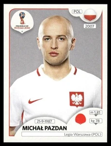 2018 Panini FIFA Russia World Cup Stickers #598 Michal Pazdan Poland - Picture 1 of 2