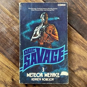 Doc Savage No. 3 - Meteor Menace - Kenneth Robeson - 1975 Corgi 1st Edition PB - Picture 1 of 6