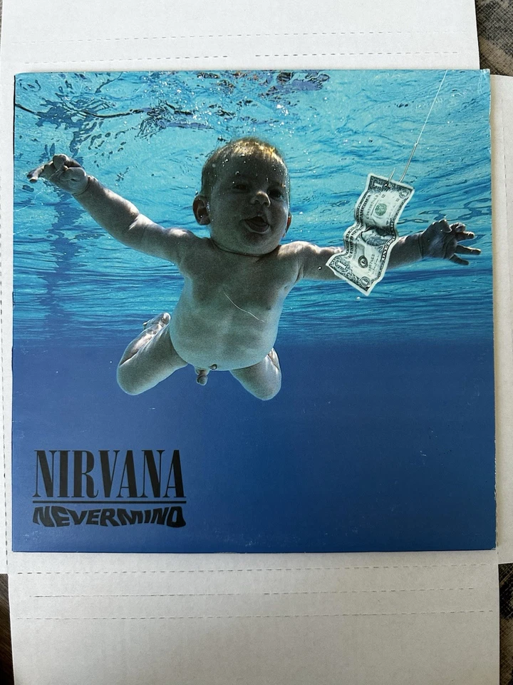 NIRVANA Nevermind LP DGC/Sub Pop Record Club 1991 VG+ ORIGINAL - Image 1 of 4