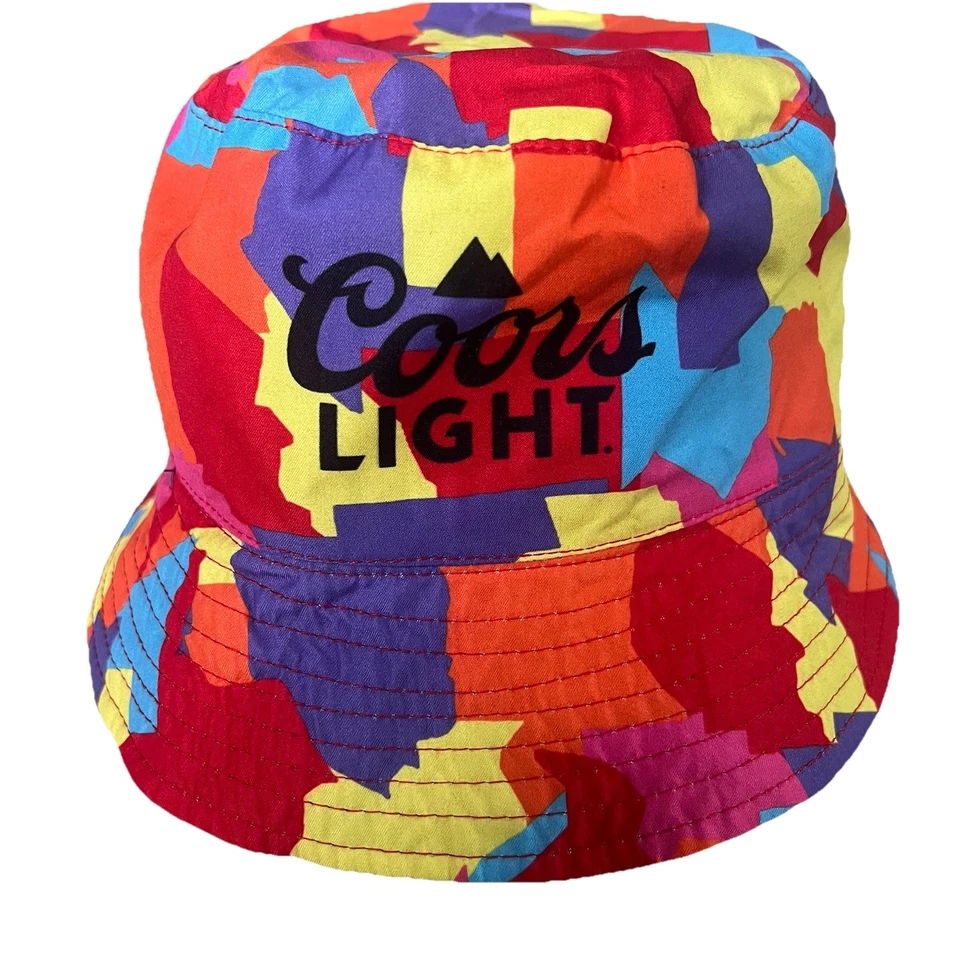 Gorra de cubo Coors Light reversible Baltimore colorida y negra Foto 1 de 4