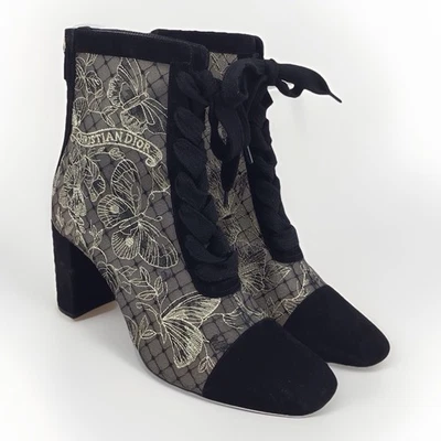 Christian Dior Naughtily-D Heeled Ankle Boot Size9.5 (Y070) - Image 1 of 4