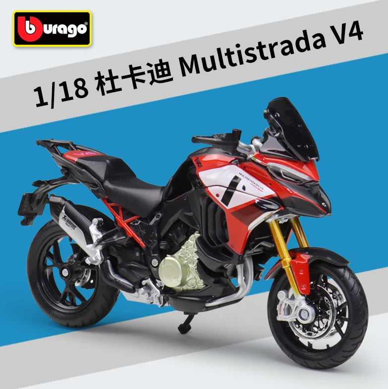 Maisto 1:18 Ducati Multistrada V4 Motorcycle Bike Model New in Box - Image 1 of 4