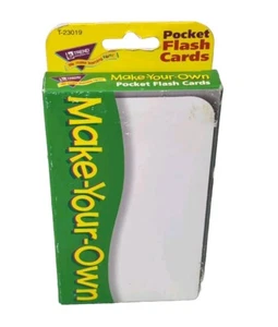 Vintage 2001 TREND Make-Your-Own Pocket Flash Cards - Picture 1 of 8