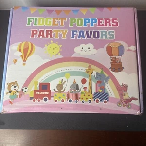Box of Fidget Poppers Party Favor Prize Toys 100 Plus stocking stuffers NEW - Picture 1 of 4