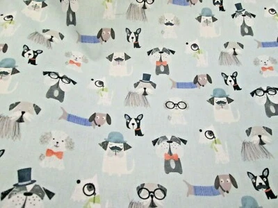 TESSUTO 100%COTONE FANTASIA "CANI FIDO" RITAGLIO CM 50XCM 150 CUCITO CREATIVO - Immagine 1 di 2