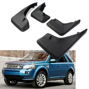 4X Front Rear Mud Flaps Splash Guards Fit 2008-2015 Land Rover LR2 Mudguards ABS - Picture 1 of 10