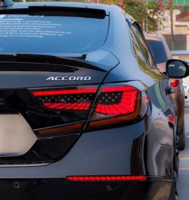 Luces traseras LED ahumadas para Honda Accord sedán 2018-2022 luz trasera izquierda+derecha 4 piezas Foto 1 de 4