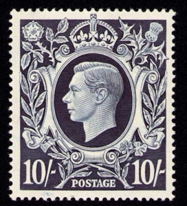 GB 251 GVI Indigo Mint Never Hinged VF - Picture 1 of 2