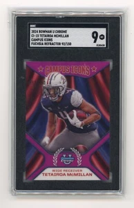 Tetairoa Mcmillan 2024 Bowman U Chrome, CI-15, Campus Icon, Fuchsia Refractor - Picture 1 of 2