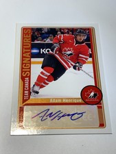 Adam Henrique 2012-13 O-Pee-Chee Team Canada Signatures #TCAH