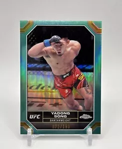 2024 Topps Chrome UFC - Aqua Refractor #179 Yadong Song /199 - Bild 1 von 4