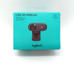 Logitech C310 HD-Webcam 1280 x 720 Pixel Standfuß, Klemm-Halterung - DEFEKT! - Bild 1 von 4