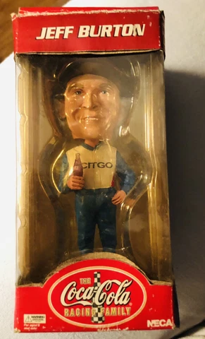 Coca-Cola Racing Family Neca  Jeff Burton Bobblehead 99 Never Opened Cover