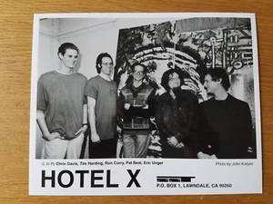 HOTEL X 8x10 BLACK & WHITE Press Photo 90's SST RECORDS Free Jazz Rock  - Picture 1 of 1
