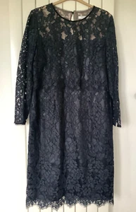 Jacques Vert Size 22 Navy Blue Dress Wedding/Occasion - Picture 1 of 4