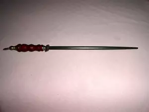 VTG F Dick 20" Steel Knife Sharpener Wood Handle & Arrow Made In Germany - Picture 1 of 5