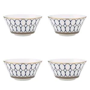 Juego de 4 tazones de arroz/helado Wedgwood Renaissance dorado - Imagen 1 de 8
