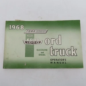 1968 Ford Truck 500 - 1000 Operators Manual First Printing BLANK Owner Card Tag - Picture 1 of 7