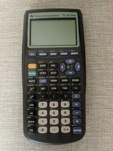 Calculadora gráfica LCD de 10 dígitos Texas Instruments TI-83 Plus solo piezas - Imagen 1 de 6
