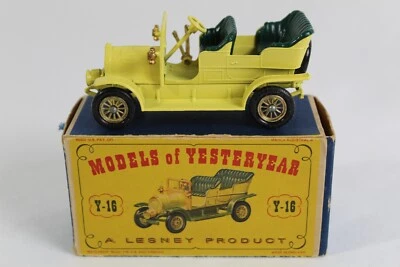 Vintage Lesney Models of Yesteryear 1904 Spyker Y-16 w/Original Box - Imagem 1 de 4