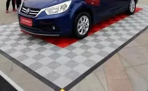 Vented Durable Modular Interlocking garage workshop Flooring Tiles - Picture 1 of 14
