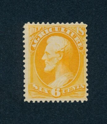 drbobstamps US Scott #O4 Mint HR Official Agriculture Stamp Cat $275 - Image 1 of 2