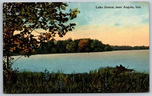 Postcard Lake James near Angola Ind. *6827 - Picture 1 of 2