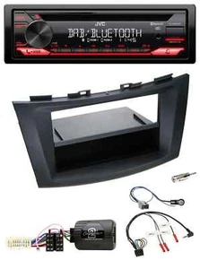 JVC CD DAB USB Bluetooth Lenkrad Autoradio für Suzuki Swift Sport ab 2011 schwar - Bild 1 von 10