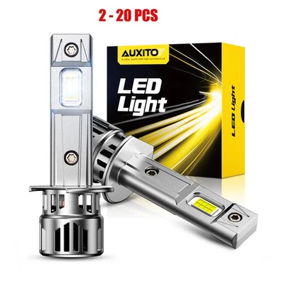 2-20PÇS H1 M6S Lâmpada LED 6500K Branco Brilhante Ventilador Super Refrigeração Plug&Play - Imagem 1 de 4