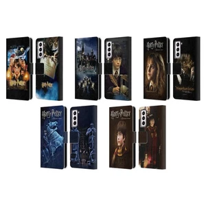 HARRY POTTER SORCERER'S STONE II LEATHER BOOK WALLET CASE FOR SAMSUNG PHONES 4 - Picture 1 of 11