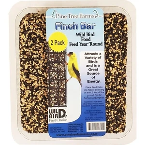 Pine Tree Farms Finch Wild Bird Seed Bar 15oz Per Bar, 2-Pack 1592 - Picture 1 of 1