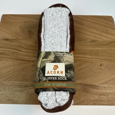 Nuevos calcetines deportivos de punto gris medio pantorrilla originales de Acorn The Original para hombre talla 13,5 - 14,5 Foto 1 de 4