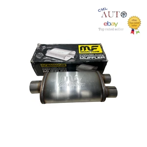 MagnaFlow 3" Inlet 2.5" Outlet C/D - 8" Oval 14" Body Oval Exhaust Muffler - Picture 1 of 8