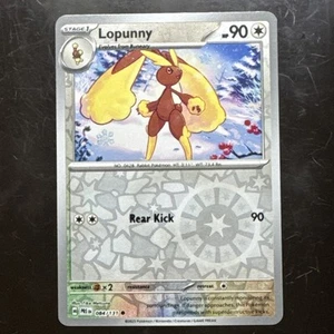 Lopunny - 084/131 - Reverse Holo Pokemon Prismatic Evolution - Picture 1 of 3