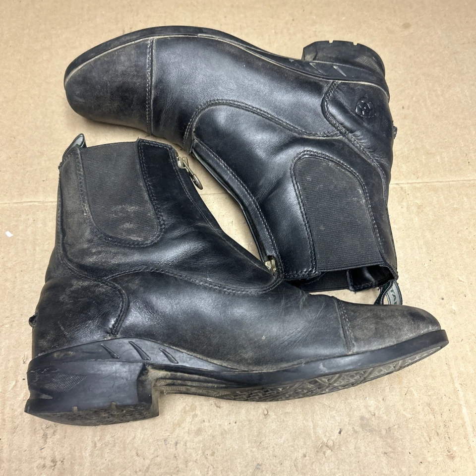 Ariat Heritage IV Zip Equestrian Riding Paddock Boots Women's Size 7B Black - Image 1 of 4