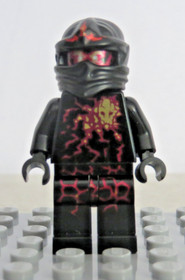 LEGO Ninjago NRG Cole Minifigure 9572 Rise of the Snakes RARE