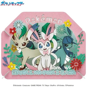 Pokemon Leafeon/Sylveon/Glaceon Papiertheater H80×B100×T42mm ENS-PT-366 - Bild 1 von 3