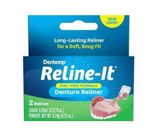 Denture Reline Kit - Advanced Formula Reline It Denture Reliner - Denture Kit - Picture 1 of 5