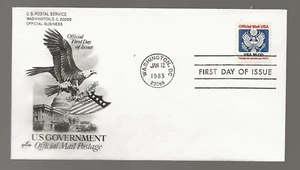 US Scott #O133, First Day Cover 1/12/83 Washington DC Single Official - Picture 1 of 1