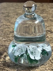 Vintage Gibson Glass Bell Paper Weight - Picture 1 of 8