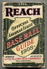 Reach Official Baseball Guide 1908 American & National League