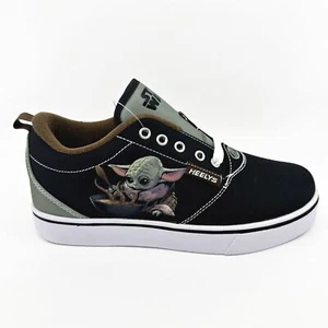 Heelys Pro 20 Prints Mandalorian Star Wars Black Bison Lily Pad Kids Sneaker - Picture 1 of 6