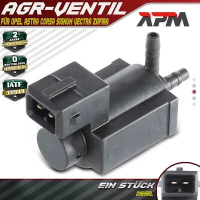 Válvula AGR Para Opel Astra G T98 Corsa B Signum Vectra B J96 Zafira A F75 9-3 - Imagen 1 de 4