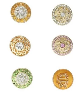 Buttons/Druckknöpfe für Armbänder roségold, versch. Motive - Bild 1 von 1