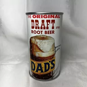 Vintage 1970s Dad's Original Draft Style Root Beer Steel Soda Can - Picture 1 of 5