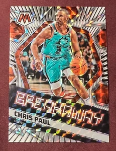 2022-23 Panini Mosaic Chris Paul Breakaway White Prizm 4/25 Phoenix Suns - Bild 1 von 2
