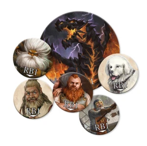 Das Schwarze Eye (DSA 5) - Juego de rotuladores acrílicos - Llamada de la montaña - Imagen 1 de 1